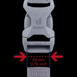 Deuter Fibbia 20 mm grey Fashion